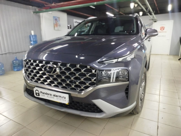 Hyundai Santa Fe 2022 установка Pandora VX 4G GPS v3