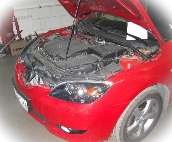 Mazda 3 установка Pandora DXL 5000